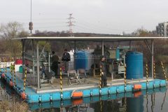 water purification barge